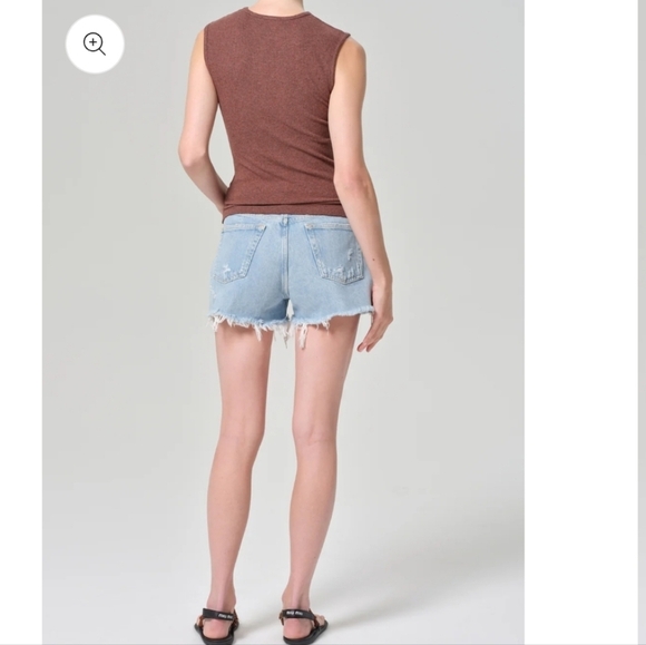 Agolde, Parker Vintage Cut Off Short, In Swapmeet, SIZE 30 - Picture 4 of 7